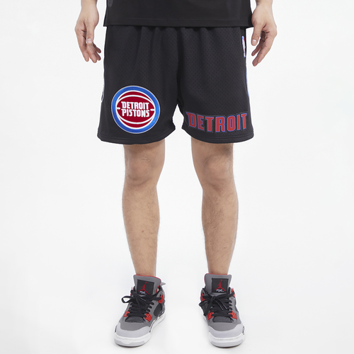 

Pro Standard Mens Pro Standard Pistons Mesh Shorts - Mens Black/Black Size XL