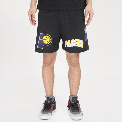 

Pro Standard Mens Pro Standard Pacers Mesh Shorts - Mens Black/Black Size M