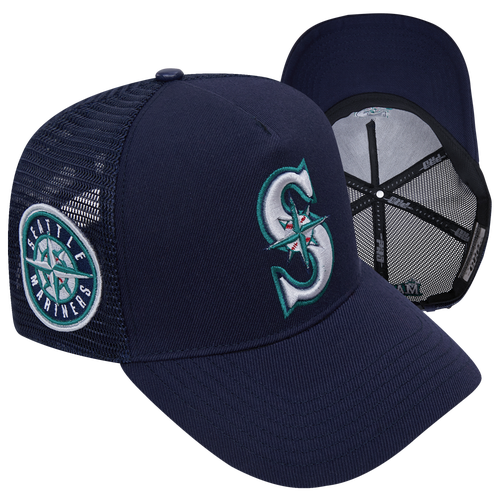 

Pro Standard Mens Pro Standard Mariners Classic Pinch Front Trucker - Mens Navy/Teal Size One Size