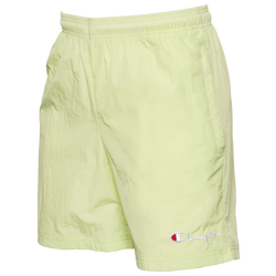 Men's - Champion Nylon 6" Shorts - Pale Yellow Green