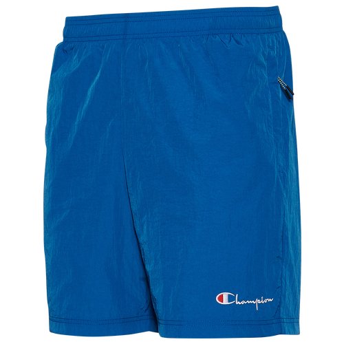 

Champion Mens Champion Nylon Warm-Up Shorts - Mens Blue/Blue Size M