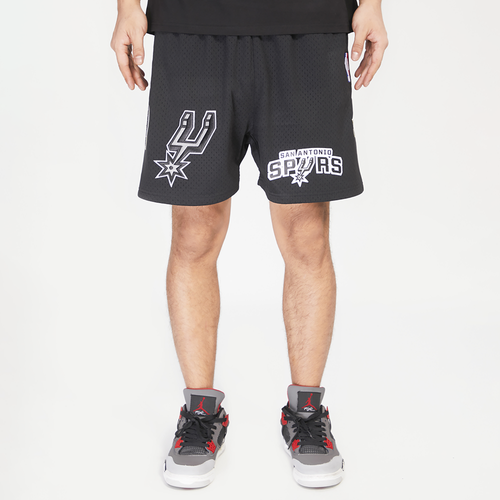 

Pro Standard Mens Pro Standard Spurs Mesh Shorts - Mens Black/Black Size XL