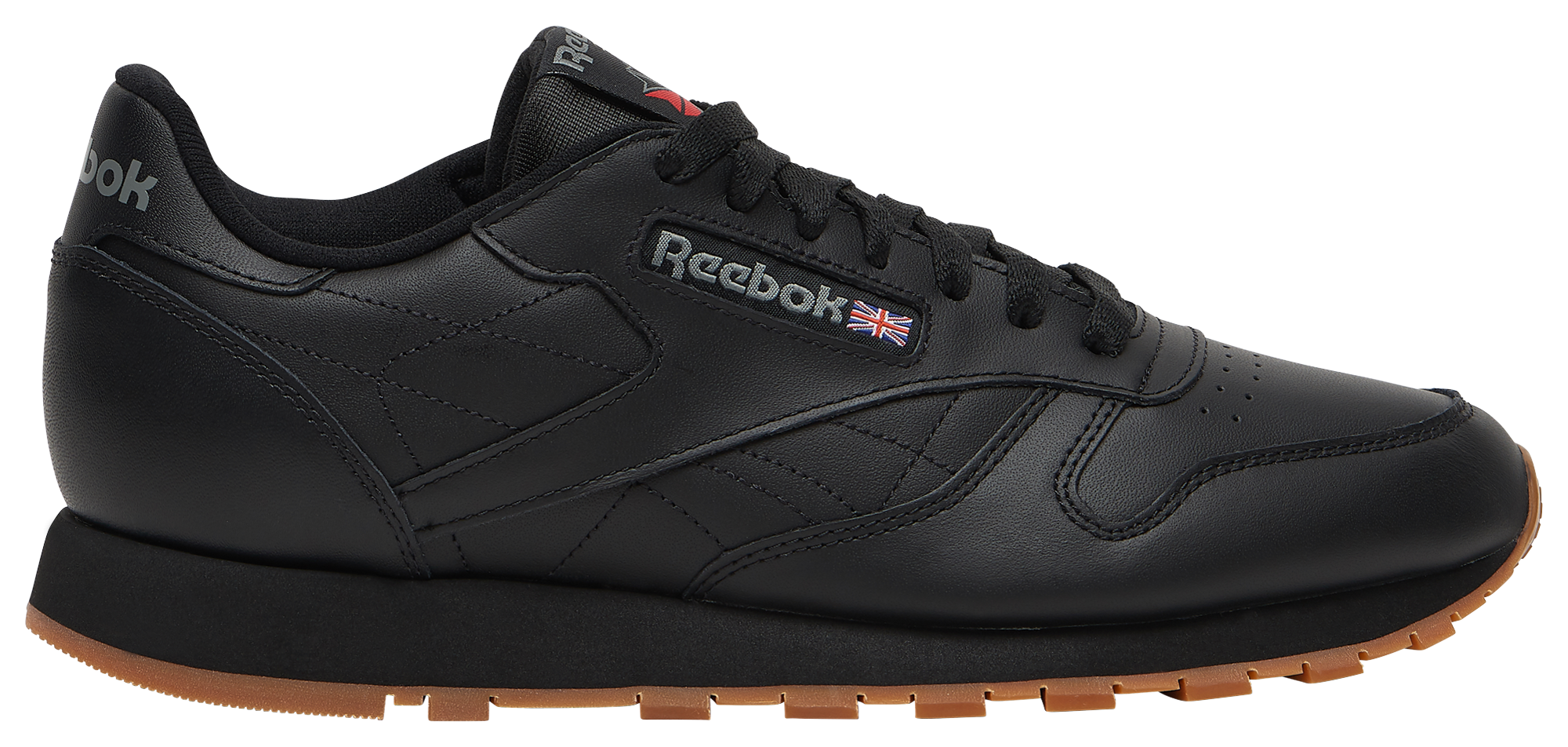 reebok classic leather suede black