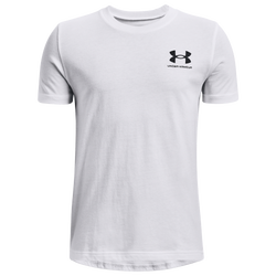 Boys' Grade School - Under Armour Lifestyle Logo T-Shirt  - White