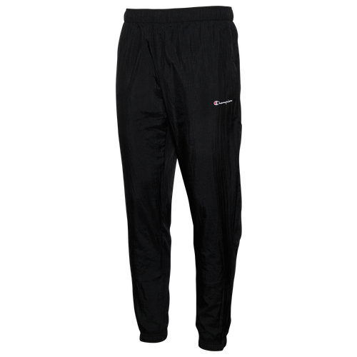 

Champion Mens Champion Nylon Warm-Up Pants - Mens Black/Black Size S