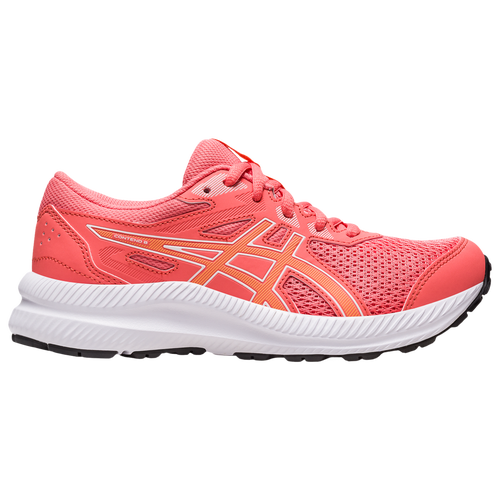 

ASICS Girls ASICS® Contend 8 - Girls' Grade School Running Shoes Summer Dune/Papaya Size 7.0