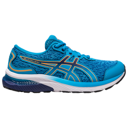 Boys' Grade School - ASICS® GEL-Cumulus 24 - Island Blue/White/Sun Peach