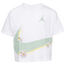 Jordan Flower Child T-Shirt - Girls' Grade School White