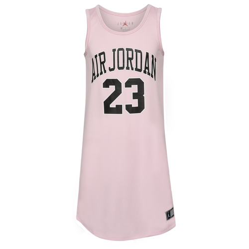 Shop Jordan Girls  Hbr Jersey Dress In Pink Foam