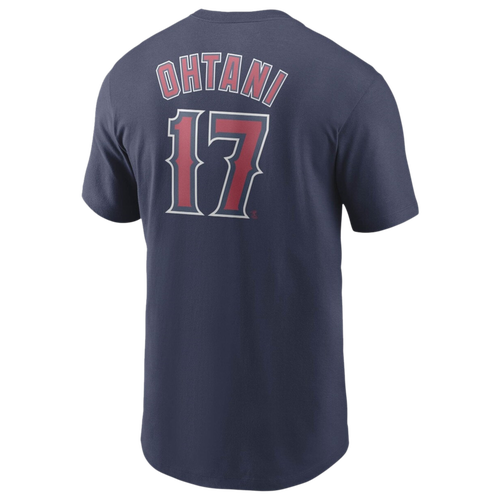 Youth Nike Shohei Ohtani Navy Los Angeles Angels Player Name & Number T- Shirt