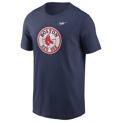 

Nike Mens Boston Red Sox Nike Red Sox Cooperstown Collection Logo T-Shirt - Mens Navy Size S