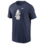 Nike Cubs Cooperstown Collection Logo T-Shirt - Men's Navy