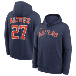 Men's - Nike Astros Name and Number Hoodie - Navy