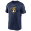 Nike Brewers Large Logo Legend T-Shirt - Men's Navy/Navy