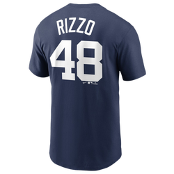 Men's - Nike Yankees Player Name & Number T-Shirt - Navy/Navy