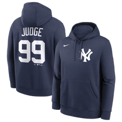 Men's - Nike Yankees Name and Number Hoodie - Navy