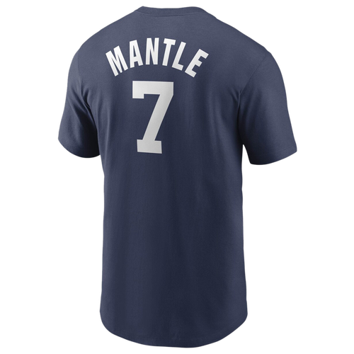 

Nike Mens Mickey Mantle Nike Yankees Cooperstown Collection T-Shirt - Mens Navy Size M