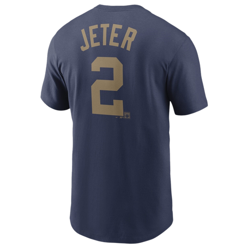 

Nike Mens Derek Jeter Nike Yankees Player Name & Number T-Shirt - Mens Navy/Navy Size S