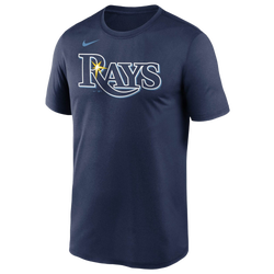 Men's - Nike Rays Wordmark Legend T-Shirt - Navy/Navy