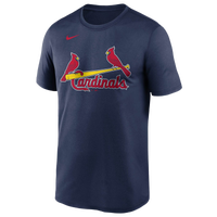 Men's St. Louis Cardinals Pro Standard Navy Stacked Logo Pullover Sweatshirt