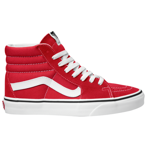 

Vans Mens Vans Sk8 Hi - Mens Shoes Red/White Size 09.5