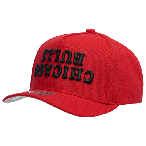Mitchell & Ness Chicago Bulls  Bulls Upside Prosnap Cap In Red/red