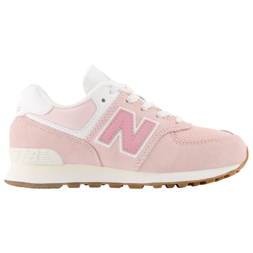 

New Balance Girls New Balance 574 Classic - Girls' Preschool Shoes Pink/Pink Size 03.0