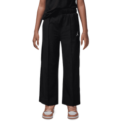 Girls' Grade School - Jordan Jumpman Woven Taping Pants - Black/Black