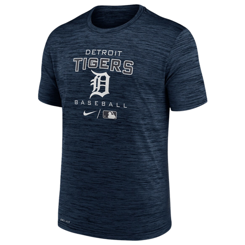 

Nike Mens Detroit Tigers Nike Tigers Velocity Practice Performance T-Shirt - Mens Navy/Navy Size S