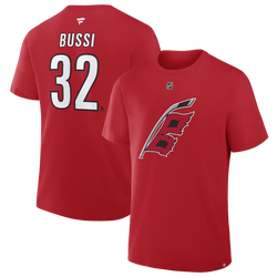 Men's - Fanatics NHL Carolina Hurricanes Name & Number T-Shirt - Red