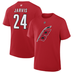 Men's - Fanatics NHL Carolina Hurricanes Name & Number T-Shirt - Red