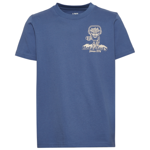 Lckr Boys   Street Snack Attack Graphic T-shirt In Blue