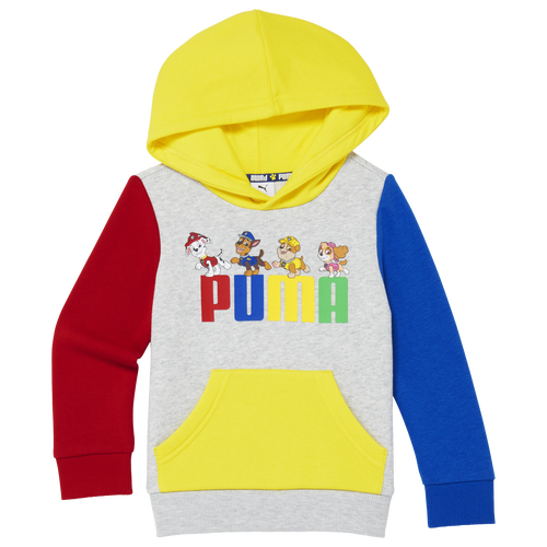 

Boys PUMA PUMA Paw Patrol Colorblock Fleece Hoodie - Boys' Toddler Multi/Grey Size 2T