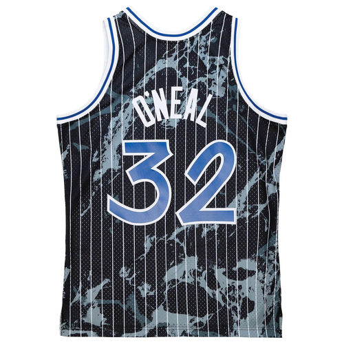 

Mitchell & Ness Mens Shaquille O'neal Mitchell & Ness Magic Marble Jersey - Mens Black Size XL