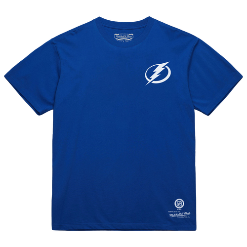 Mitchell & Ness Mens Tampa Bay Lightning Lightning Penalty Box 3.0 T-Shirt - - Blue