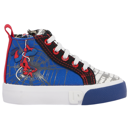 

Boys Ground Up Ground Up Spiderman High Top - Boys' Toddler Shoe Blue/Red/Black Size 06.0