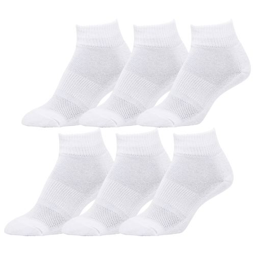 

CSG Boys CSG Youth 6 Pack Quarter Socks - Boys' Grade School White Size One Size