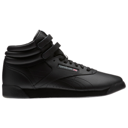 Girls' Grade School - Reebok Freestyle Hi - Black/Grey