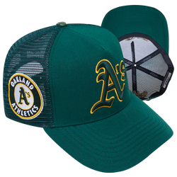 Men's - Pro Standard A's  Classic Pinch Front Trucker - Grey/Green