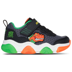 Boys' Toddler - Skechers Mighty Glow 2.0 - Black/Orange