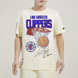Men's - Pro Standard Clippers Cream  T-Shirt - Tan/Tan