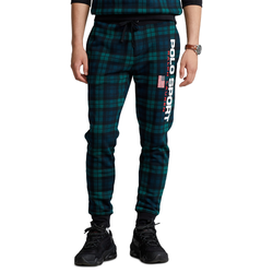 Men's - Polo Ralph Lauren Fleece Pants - Green/Multi