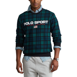 Men's - Polo Ralph Lauren Sport Fleece Sweatshirt - Green/Multi