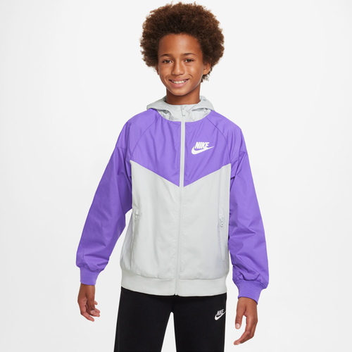 Nike Kids' Boys  Windrunner Jacket In Grey