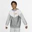 Nike Windrunner HD Jacket - Boys' Grade School Grey/White