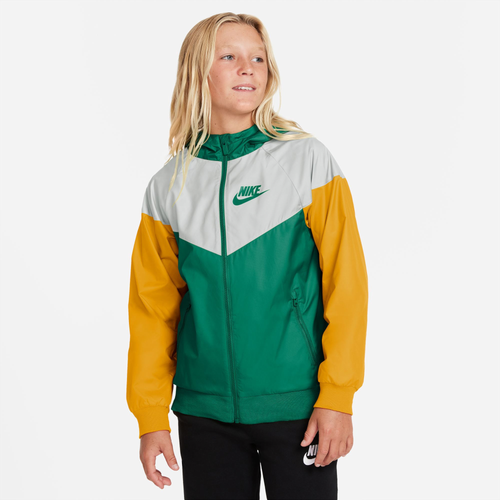 

Boys Nike Nike Windrunner HD Jacket - Boys' Grade School Yellow/Green Size L