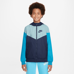Girls' Grade School - Nike Windrunner HD Jacket - Midnight Navy/Ocean