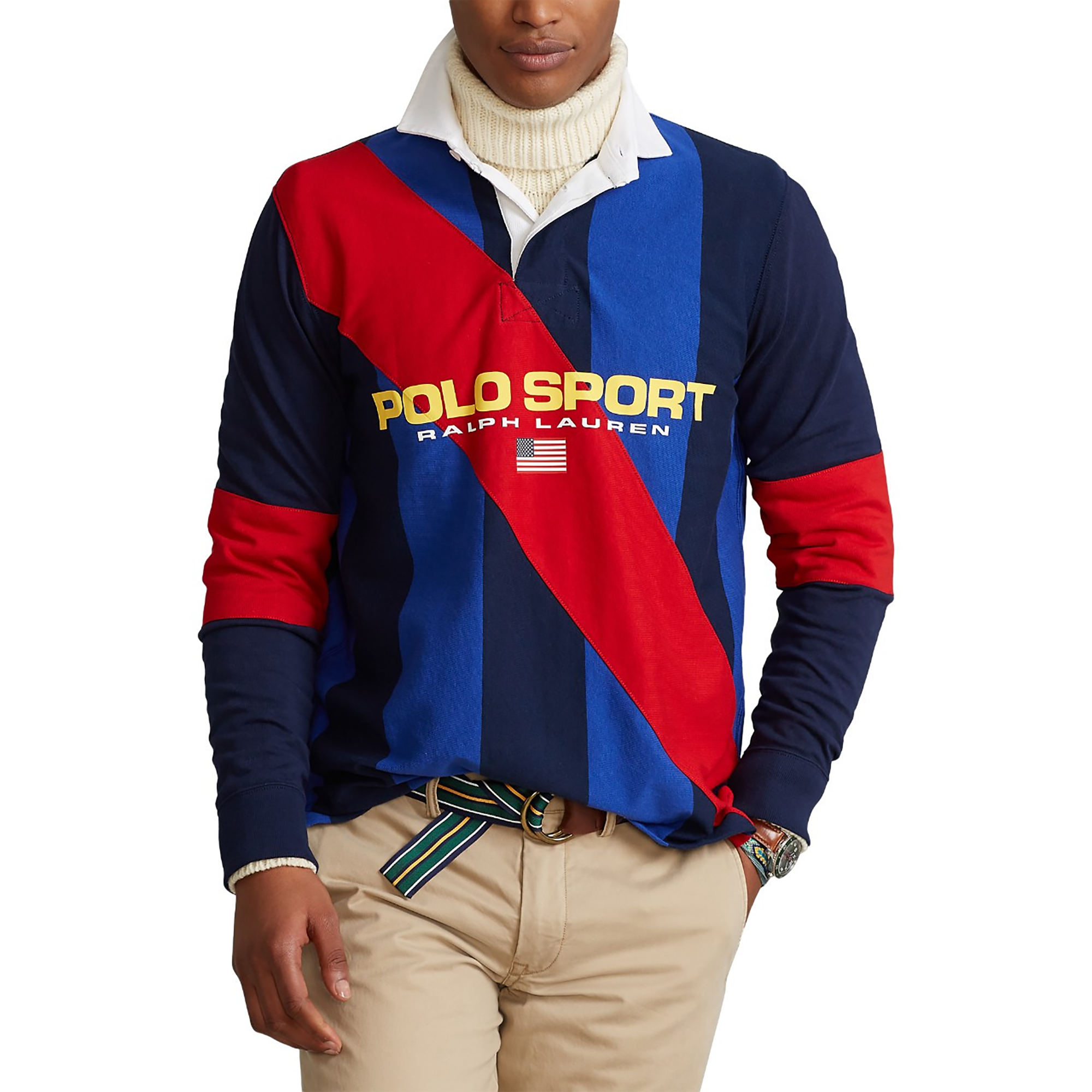 Polo Ralph Lauren Long Sleeve Rugby Shirt - Men's