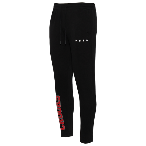 

Crooks & Castles Mens Crooks & Castles Stars Joggers - Mens Black/Red Size S