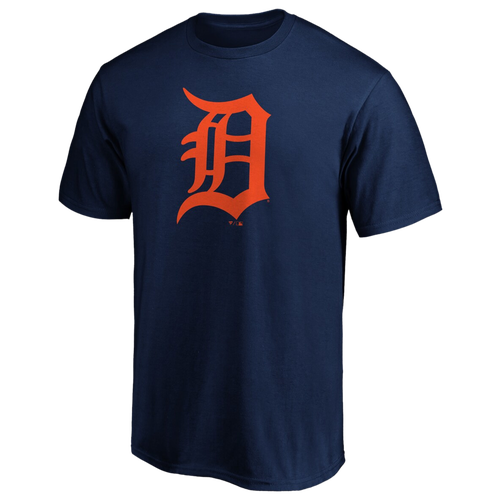

Fanatics Mens Detroit Tigers Fanatics Tigers Official Logo T-Shirt - Mens Navy Size M
